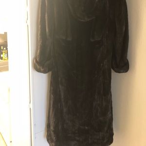 Male full length mink coat.
